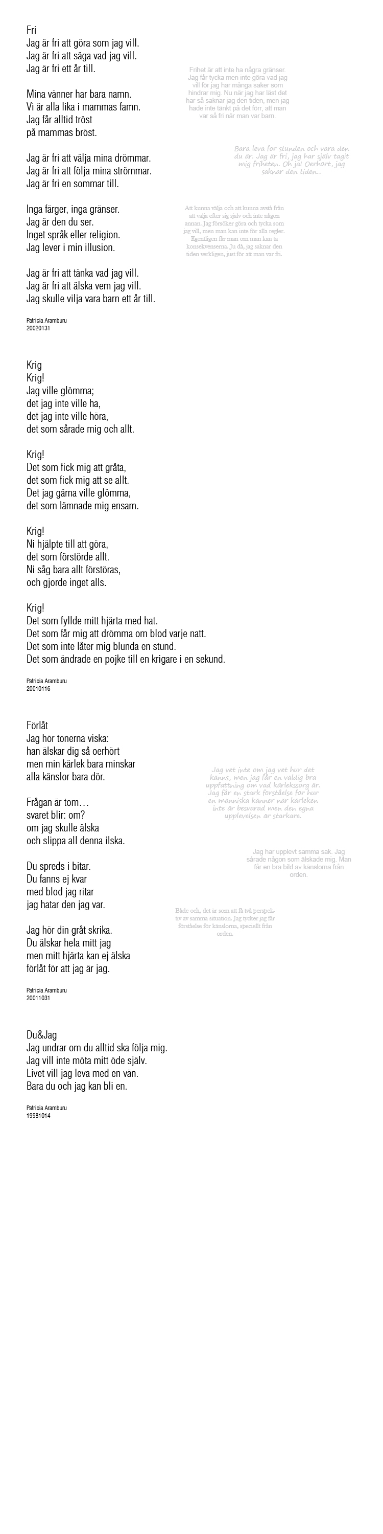 words